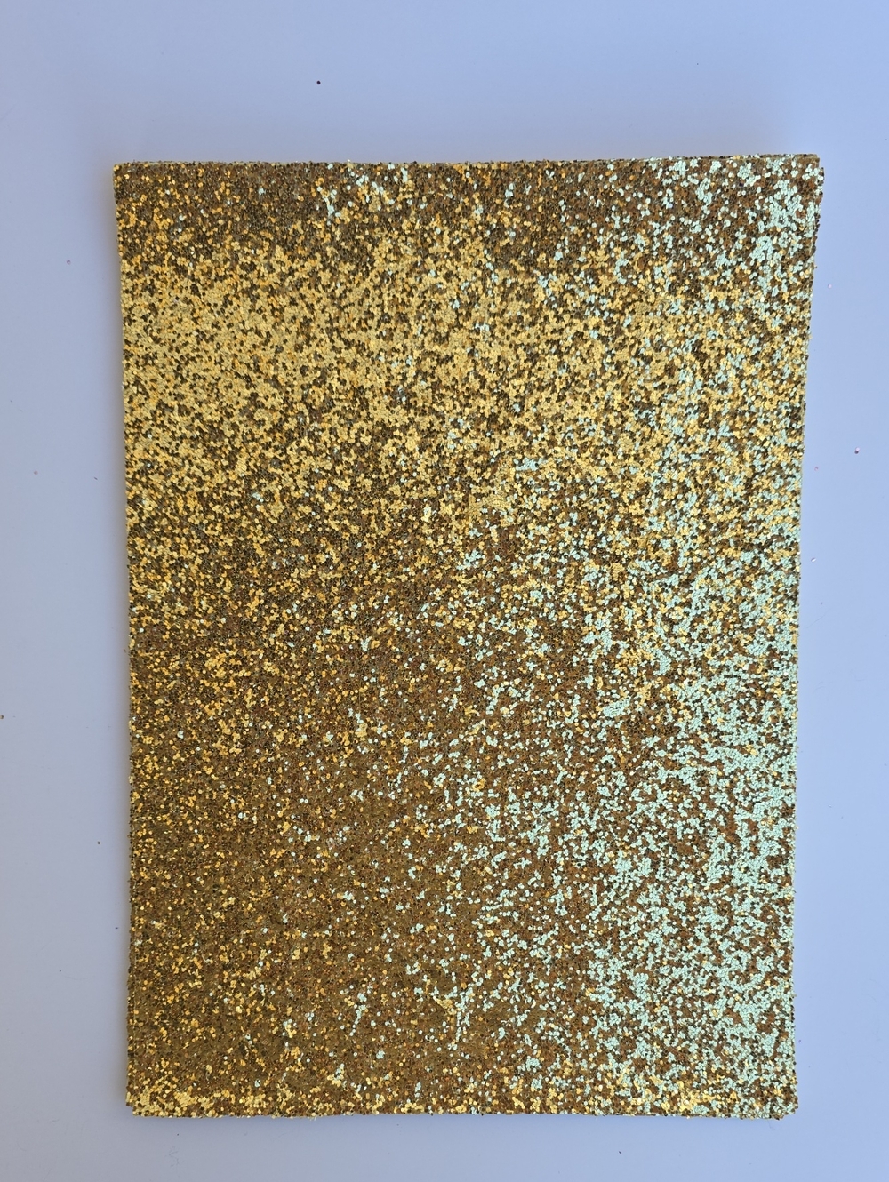 6 Gold Glitter Craft Sheet - Home Party Supplies